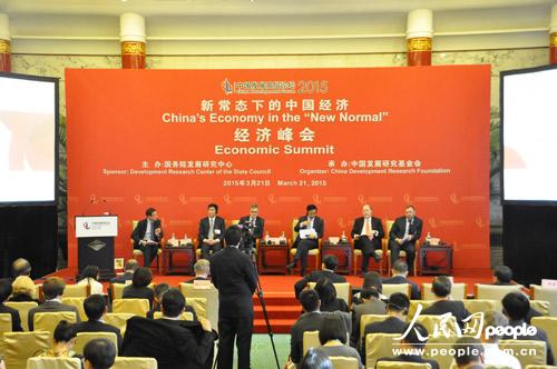 中國發展高層論壇經濟峰會：“節能減排與大氣污染防治 ”現場（圖）