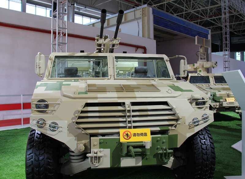 CS/AA6型 輕機動25毫米彈炮結合武器系統作戰車（人民網李楠樺攝） 