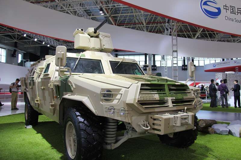 CS/VN11型4乘4輪式裝甲車 （人民網李楠樺攝） 