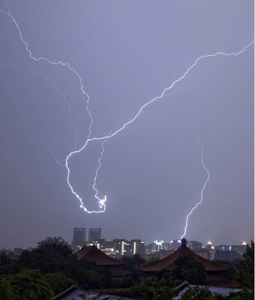 雷暴高清图